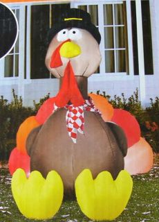 Gemmy Inflatable Airblown Lighted Yard Decoration Thanksgiving