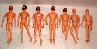 your patience description gi joe lot includes 7 gi joes in fair to