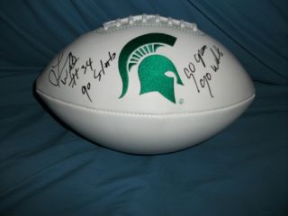 Michigan State Spartans Lorenzo White Signed Football