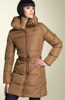 Add Down Hooded Puffer Jacket with Fur Trim