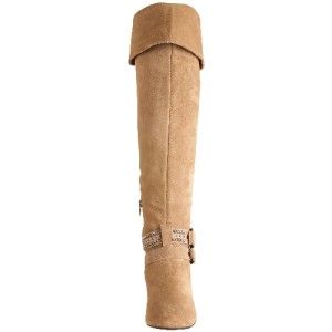New BCBGeneration Cristina Over The Knee Taupe Boots 8