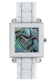 Fendi Abalone Dial Ceramic Bracelet Watch