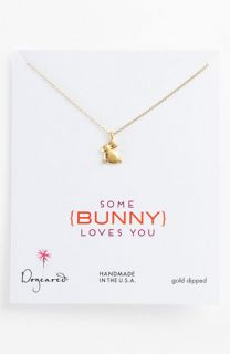 Dogeared Some Bunny Loves You Pendant Necklace