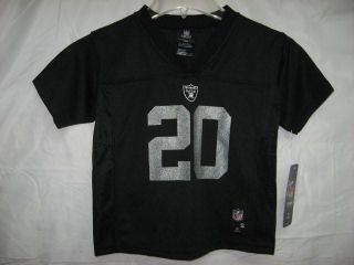 Darren McFadden Oakland Raiders Black 2012 13 NFL Kids Jersey Size 4 $