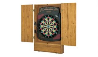 viper oak dart board cabinet