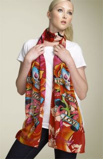 Ed Hardy Golden Rose of Love Scarf