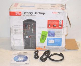 CyberPower UPS Battery Back Up with Surge Protection CP 1350AVR