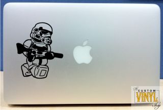 Lego Storm Trooper   Vinyl Macbook / Laptop Decal Sticker Graphic