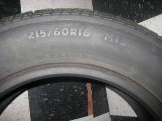 ONE CYCLONE TOURING A/S * 215/60/16 95S TREAD 5/32 DOT 4907 ~FAST SHIP