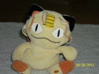 Pokemon Meowth Plush Japan Anime Toy Cute Cat Doll stuffed Animal NEW