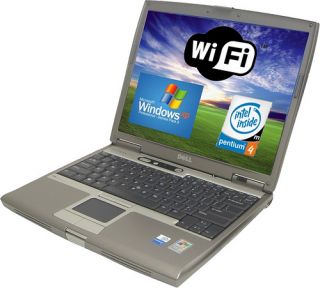 WIRELESS DELL LATITUDE D610 Laptop Notebook w Win XP Pro 100GB HDD 2GB