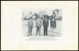  Print Florida 1930s Downtown Dade County Lummus Sewell Townley