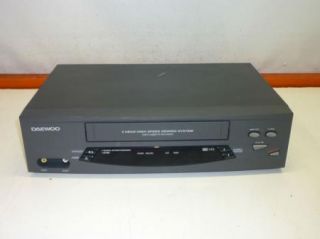 Daewoo Model DV T5DN 4 Head High Speed Rewind VCR VHS