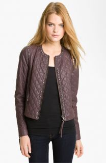 Rebecca Taylor Quilted Leather Jacket