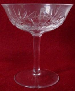 Gorham Crystal Cherrywood Pattern Champagne Tall Sherbet Glass or