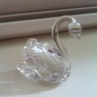 Swarovski Swan Crystal Figurine