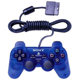 ORIGINAL SONY PLAYSTATION 2 BLUE PS2 DUALSHOCK 2 CONTROLLER
