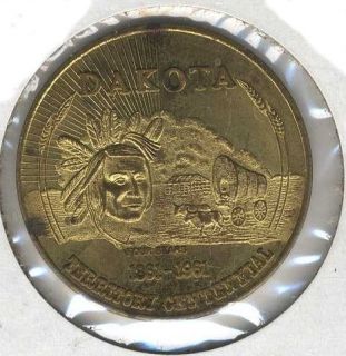  1961 Dakota Territory Centennial Souvenir Coin