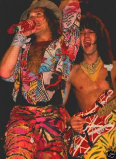 Van Halen Pinup David Lee Roth Eddie Rock 80S