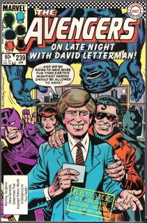  The Avengers 239 David Letterman Comic