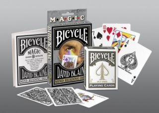 David Blaine Bicycle Mind Reading Deck 10 Magic Tricks Gaff Playing