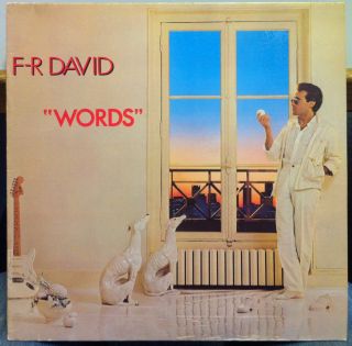 DAVID words LP Mint  CRE 25216 Vinyl 1982 Record Spain Euro Italo