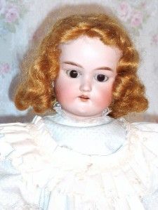Antique Cuno Otto Dressel Bisque Head Doll H 19