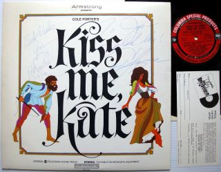 Kiss Me Kate Autograph LP Robert Goulet Carol Lawrence