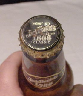 Jack Daniels Beer Bottle w Cap 90s Nice Label