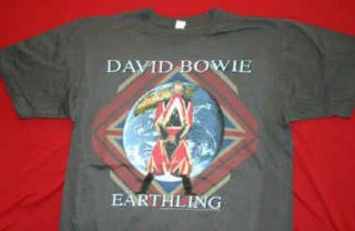 Brand new licensed David Bowie   Earthling t shirt in size small (34