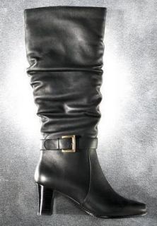 David Tate Cruiser Calfskin Leather Boots 13W Wide Extra Wide Calf