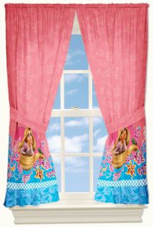 new 4pc disney tangled curtains pink rapunzel drapes window treatment