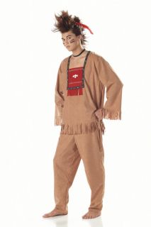 Native American Running Bull Warrior Indian Chief Men Costume
