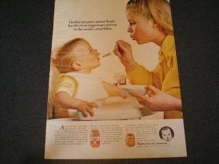 1972 Gerber Baby Food Junior Foods Ad