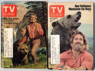 Grizzly Adams 1977 1978 TV Guide Dan Haggerty Lot 2