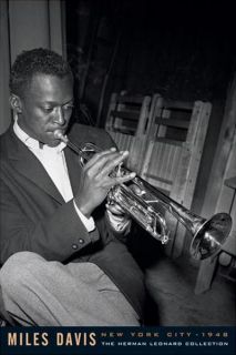 Miles Davis New York City 1948 Jazz Poster