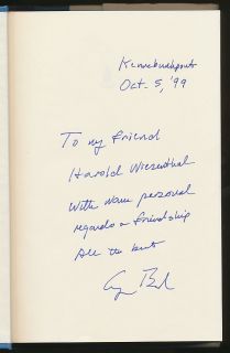  Bush 1/1st Ed Signed ALL THE BEST 1999 Kennebunkport & VP Dan Quayle