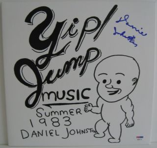 Daniel Johnston Signed Yip Jump Album LP PSA DNA Nirvana