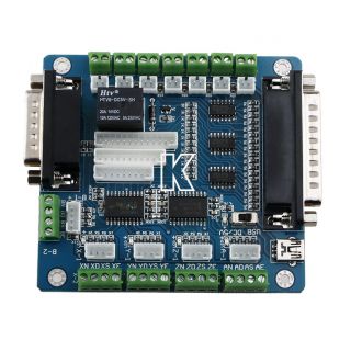 Axis CNC Breakout Board Interface Adapter + DB25 Cable