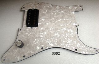  WIRED WHITE PEARL PICKGUARD FOR STRAT, ONE HUM DEAN ML SERIES, #3352