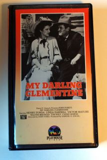 My Darling Clementine VHS Henry Fonda Playhouse Video