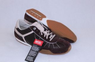 Diesel Dacosta Womens Brown Leather Shoe Sneaker Size 8
