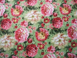 Wilmington Hopes Promise Floral Dahlia Flower Fabric