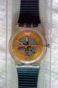 1988 vintage new swiss swatch watch dark vader gk110
