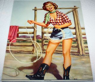 Vintage Peter Darro 1950s Cowgirl Dude Ranch Lass O Lass Large