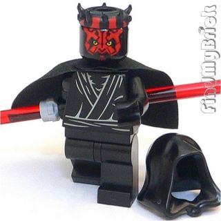 SW837 Lego Star Wars Darth Maul Custom Minifigure with Zabrak Horns
