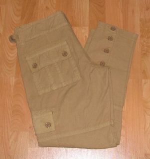 NWT FOSSIL BRAND CARGO PANTS WOMENS SIZE 31/12 R   NEW