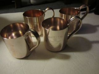vintage smirnoff mule copper cups excellent