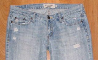 Abercrombie Fitch Emma Low Rise Destroyed Jeans Womens Size 4 R