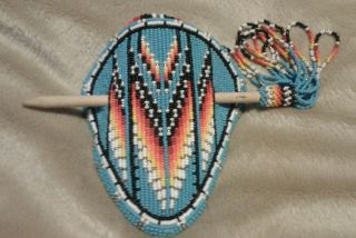  Native American Beaded Barrettes